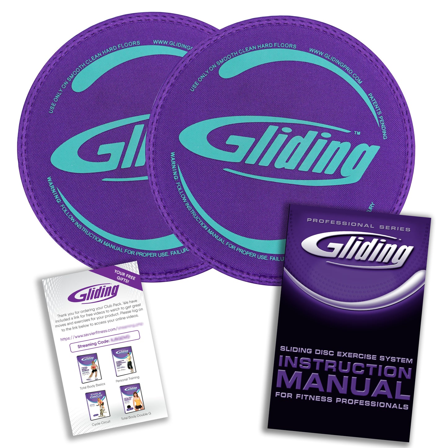 Gliding Discs Purple