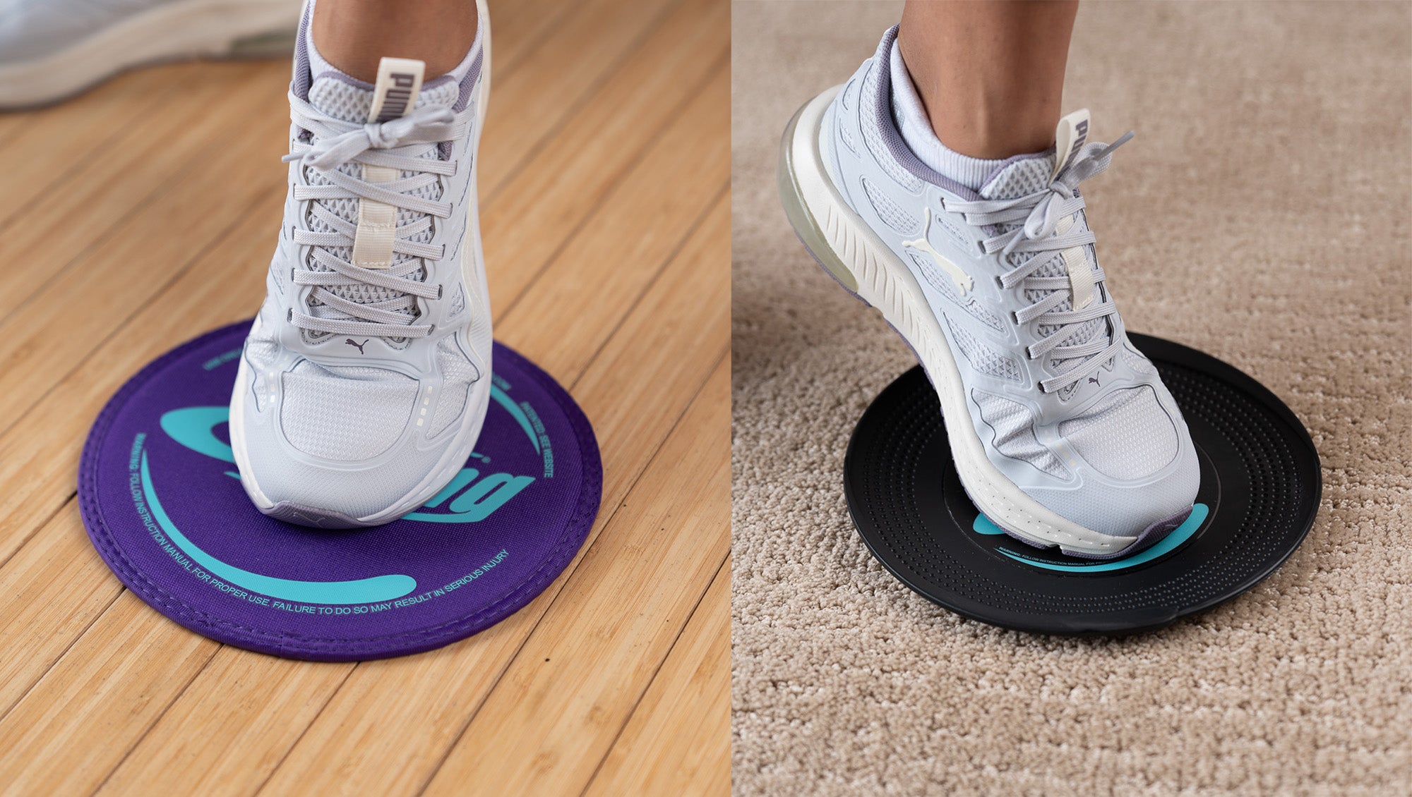 Carpet Disc + Hardwood Disc