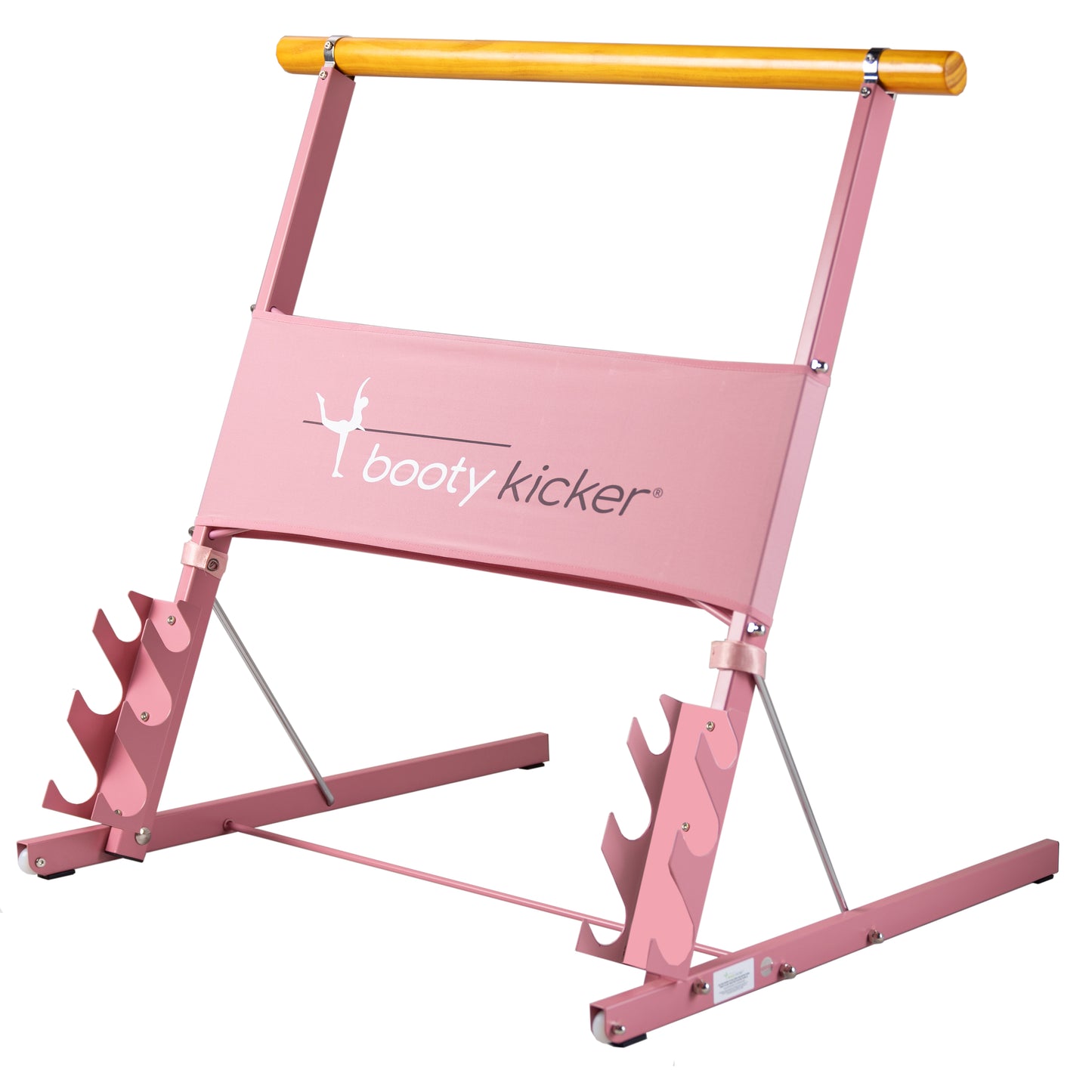 Booty Kicker Portable Exercise Barre (White, Black, Pink)