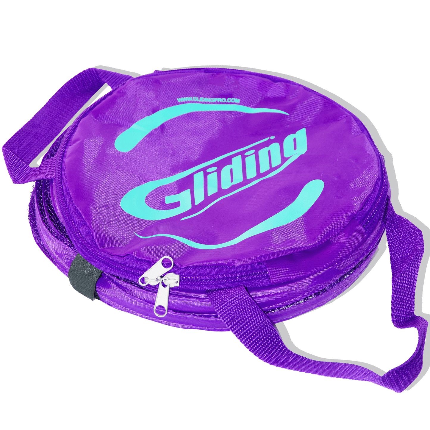 Gliding Discs Collapsible Mesh Storage Bag - Purple
