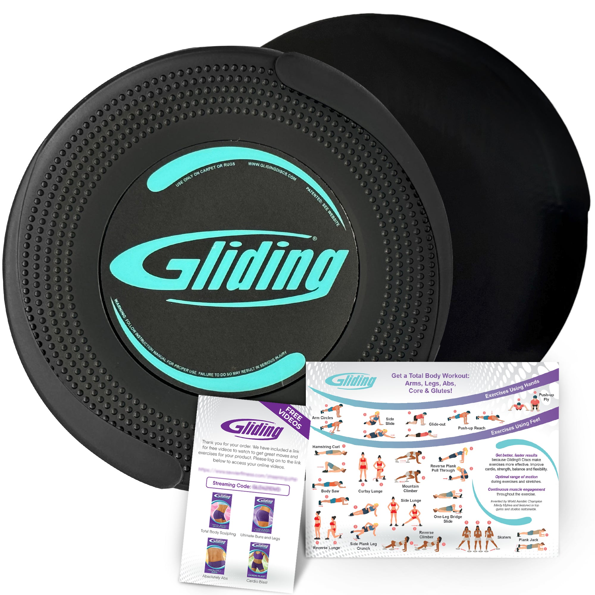 Gliding Discs - Carpeted Floors