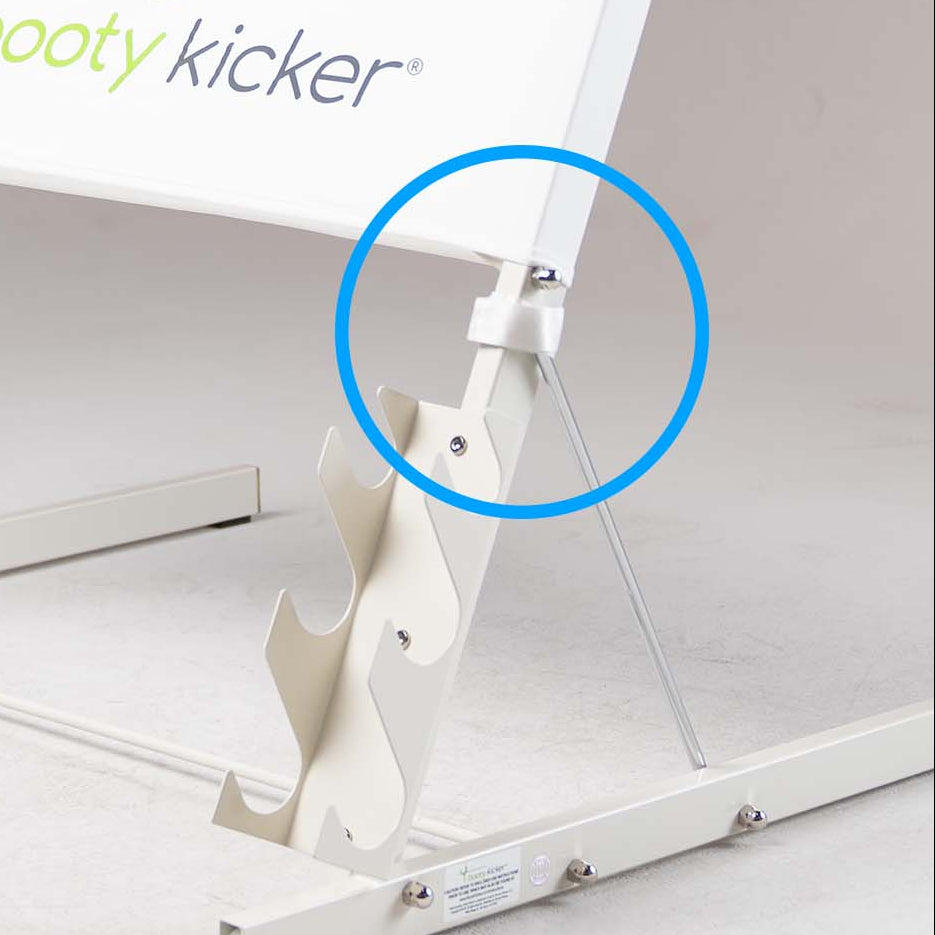 Pair of White Velcro Straps (replacement part)