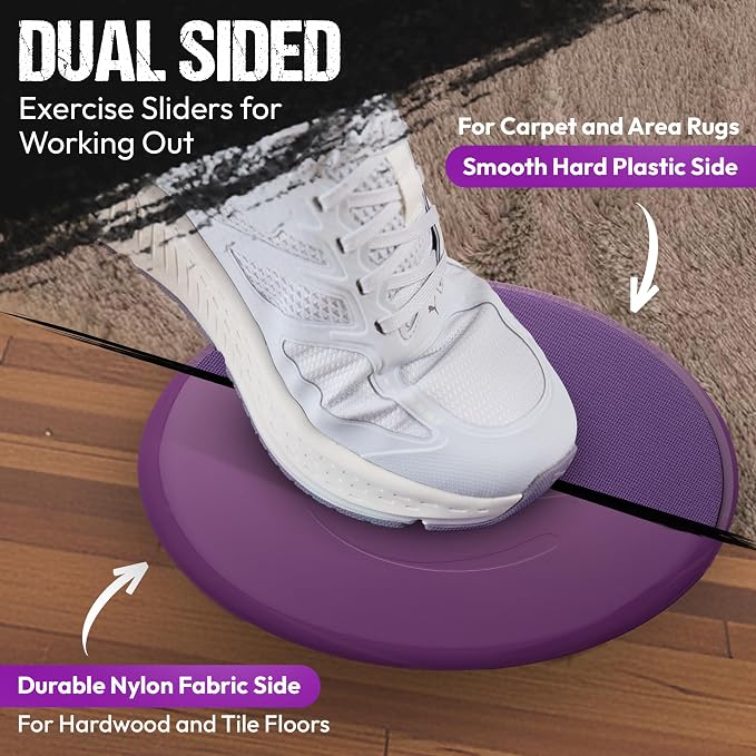 Gliding Discs - Dual Sided for All Floors