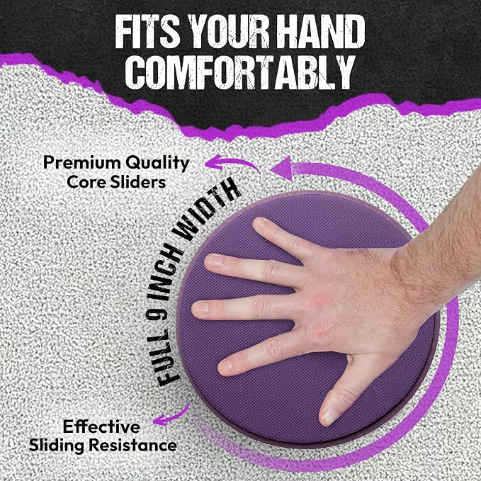 Gliding Discs - Dual Sided for All Floors